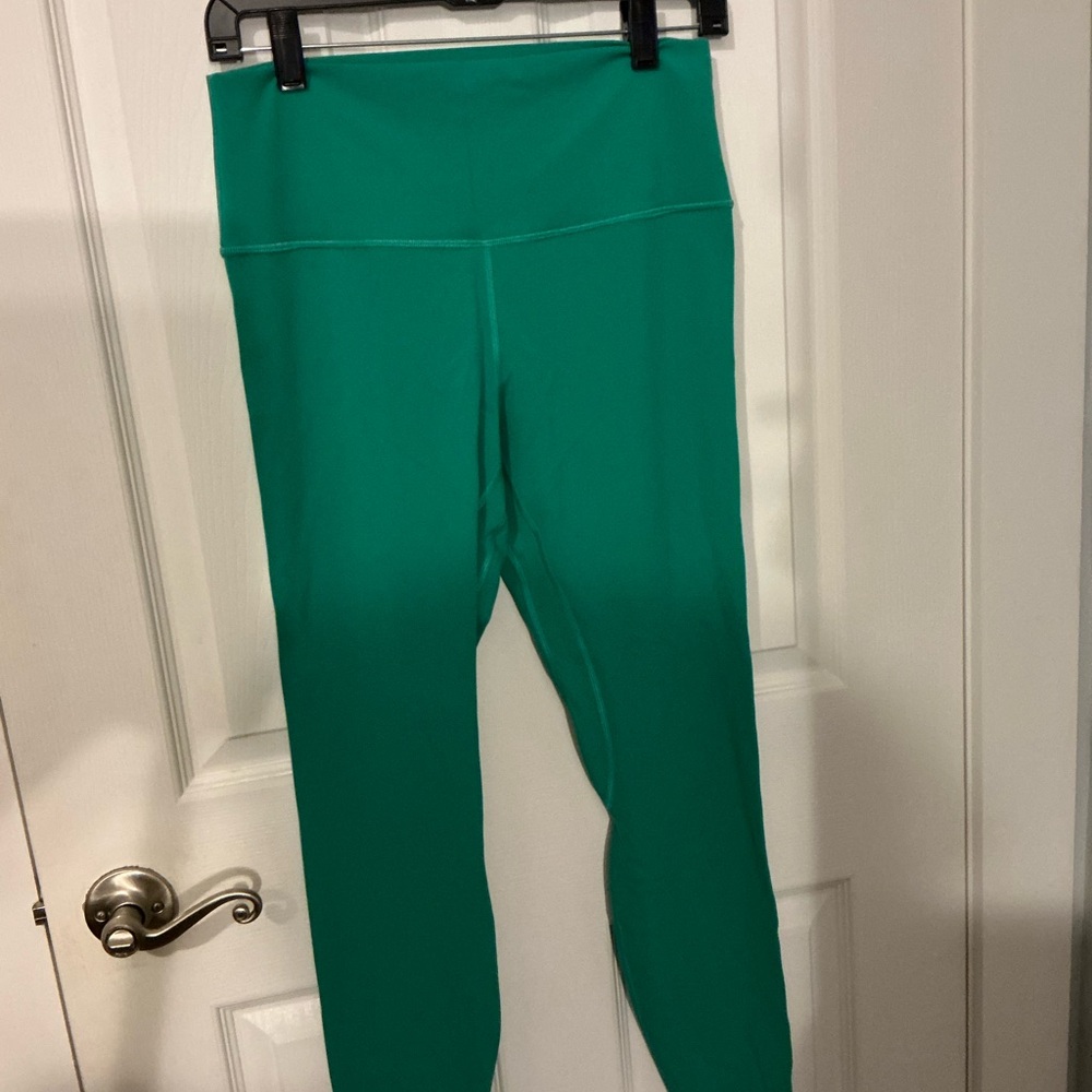 lululemon: Align High-Rise leggings 28”, size 10 in Maldives Green (W5CZ4S)